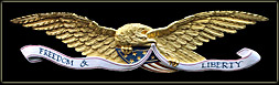 colonial woodcarved freedom eagle