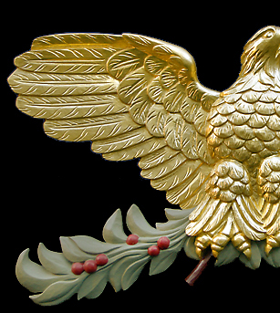 picture of Olive Branch American Colonial Eagle left side